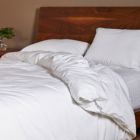 Alternate image 1 for BedVoyage Luxury 100% viscose from Bamboo Duvet Cover with Shams, 3pc, Full-Queen - White