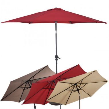 Hooya Imp.& Exp. 10 Feet Outdoor Patio Umbrella with Tilt Adjustment and Crank. View a larger version of this product image.