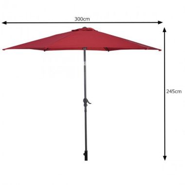 Hooya Imp.& Exp.  10 Feet Outdoor Patio Umbrella with Tilt Adjustment and Crank. View a larger version of this product image.