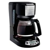 12 Cup Programmable Coffee Maker in Black