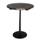 Alternate image 0 for BIDK Home 23.5" Black Distressed Finish Round End Table