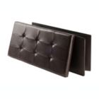 Alternate image 3 for Winsome Ashford Ottoman With Storage Faux Leather