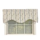 Alternate image 0 for RLF Home Pace Setter Cornice Valance Blue. 3" Rod pocket, 50"W x 17"L