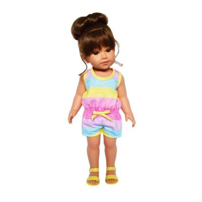 My Brittany&#39;s Doll Clothes- Rainbow Romper with Sandals  Fits 18" American Girl Dolls