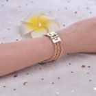 Alternate image 1 for Worryfree Gadgets Apple Watch Band 38/40/41mm, 42/44/45mm for iWatch Series 8 7 6 SE 5 4 3 2 1 - Rose Gold - 38/40/41mm - Rose Gold