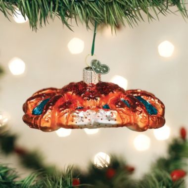 Old World Christmas King Crab Blown Glass Ornament. View a larger version of this product image.