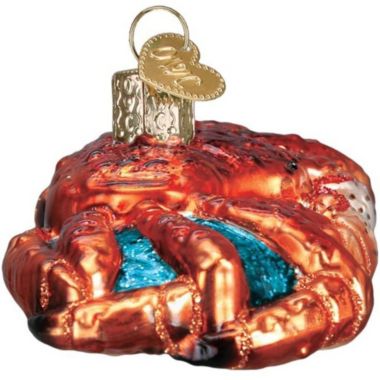 Old World Christmas King Crab Blown Glass Ornament. View a larger version of this product image.