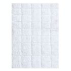 Alternate image 1 for Knightsbridge Summer Tile 220 GSF Non Skid Back Bath Rug 20 x 30 - White