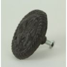 Alternate image 1 for De Leon Collections Brown Cast Iron Fleur De Lis Round Cabinet Knobs or Drawer Pulls Set of 12 Western Décor