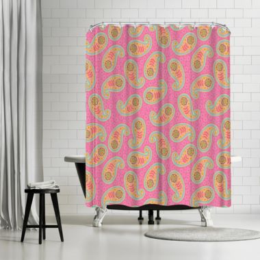 Americanflat 71" x 74" Shower Curtain, Paisley by Frankie Van Mourik. View a larger version of this product image.