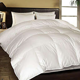 Blue Ridge 1000 TC Egyptian Cotton Cover European White Down Comforter - King 108