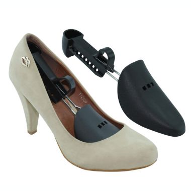 Noa Store 10 Pair Durable Form Plastic Shoe Tree Practical Boot Shoe Stretcher Black. View a larger version of this product image.