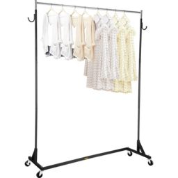 Vevor Z-Truck Clothing Rack Rolling Garment