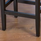 Alternate image 3 for Contemporary Home Living Set of 2 Black and Bronze Contemporary Bar Stools 26"