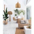 Alternate image 3 for ELE Light & Decor Reely 1-Light Brown Pendant Design Pendant Light with Rattan Shade