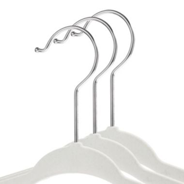 Casafield 50 Velvet Baby Hangers - 11" Size for Infant & Toddler Clothes. View a larger version of this product image.
