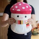 Alternate image 2 for Squishmallow 10" Malcolm The Mushroom w/ Scarf - Official Kellytoy Plush - Cute and Soft Stuffed Animal Toy - Great Gift for Kids