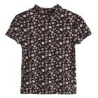 Alternate image 0 for Epic Threads Big Girl's Floral Print T-Shirt Black Size Medium