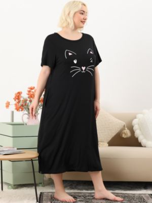 rayon nightgown plus size