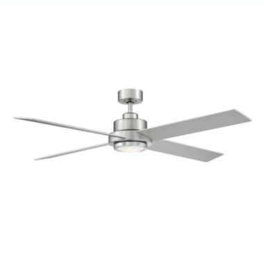 Trade Winds Caleb 56" LED Ceiling Fan in Brushed Nickel. View a larger version of this product image.