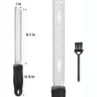 Alternate image 3 for LIVAIA Stainless Steel Grater with Handle  Parmesan Cheese Grater with Non Slip Handle - Zester Grater, Nutmeg Grater, Garlic Grater, Lemon Zester