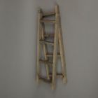 Alternate image 3 for Direct International Set of 2 Distressed Finish 20 Inch Wooden Decorative Ladders Farmhouse Decor