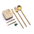 Alternate image 0 for Outlery Portable & Reusable Stainless Steel Travel Cutlery Set And Reusable Chopsticks