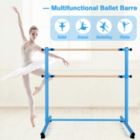 Alternate image 1 for Slickblue 47 Inch Double Ballet Barre with Anti-Slip Footpads