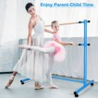 Alternate image 2 for Slickblue 47 Inch Double Ballet Barre with Anti-Slip Footpads