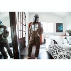 Alternate image 3 for Star Wars  The Mandalorian, Bounty Hunter Din Djarin Unisex Onesie For Adults