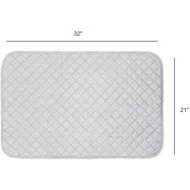 KOVOT Extra-Wide Portable Magnetic Ironing Mat Blanket. Cotton Laundry Pad for Table, Washer, Dryer or Iron Anywhere On The Go . Best Ironing Board Mat Size (21" x 32"). View a larger version of this product image.