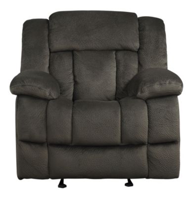 Lazzara Home Magnus Chocolate Microfiber Upholstered Reclining Chair