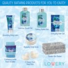 Alternate image 1 for Lovery Home Spa Gift Basket In Heavenly Ocean Bliss Scent - 9pc set