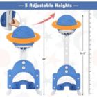 Alternate image 3 for Slickblue 3 in 1 Kids Basketball Hoop Set with Balls-Blue