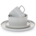 Alternate image 1 for Elama Luxmatte Light Grey 20 Piece Dinnerware Set