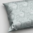 Alternate image 3 for Lux Decor Collection 6-Pieces Deep Pocket Microfiber Printed Bed Sheet Set in Full Size White Grey