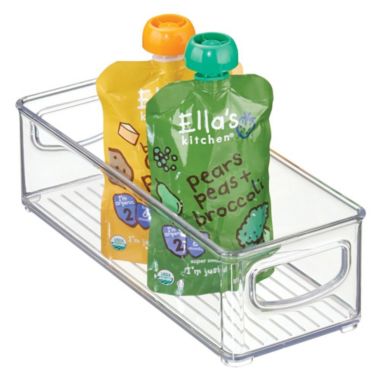 mDesign Plastic Kitchen Baby Food Storage Bin with Handle. View a larger version of this product image.