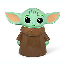 Star Wars  The Mandalorian, Grogu "The Child" Ceramic Figural Bank   Official Baby Yoda Collectible Statue Figurine   Coin Jar, Money Holder   8 Inches Tall