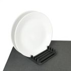 Alternate image 1 for Grand Fusion Dish Drying Rack and Ultra Absorbent Microfiber Mat, Dark Gray