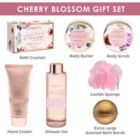 Alternate image 1 for Lovery Bath and Body Gift Basket For Women - Cherry Blossom Home Spa Set