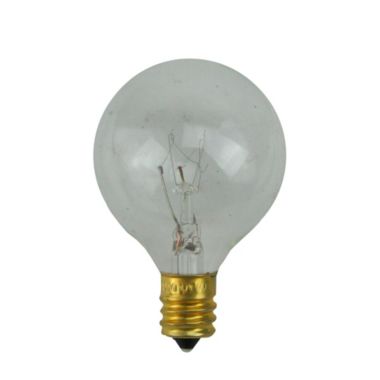 Northlight Pack of 25 Clear G40 Christmas Replacement Bulbs. View a larger version of this product image.