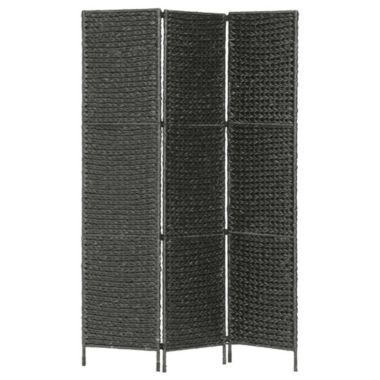 Home Life Boutique 3-Panel Room Divider Water Hyacinth. View a larger version of this product image.