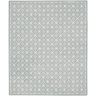 Nicole Curtis Series 2 7'9" x 9'9" Light Blue Indoor Rug. View a larger version of this product image.