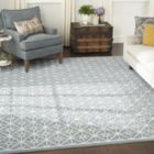 Alternate image 1 for Nicole Curtis Series 2 7'9" x 9'9" Light Blue Indoor Rug