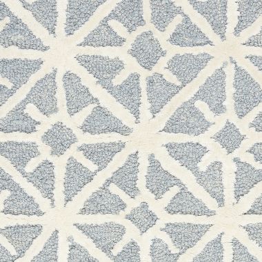 Nicole Curtis Series 2 7'9" x 9'9" Light Blue Indoor Rug. View a larger version of this product image.