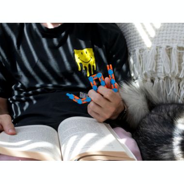 12-Piece Sensory Fidget Toy Set   Simple Dimple, Pop Tubes, & More   Satisfying Hand Popper Toys For Special Needs, ADD, ADHD   Anxiety And Stress Relief Games, Novelty Gifts. View a larger version of this product image.