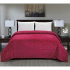 Alternate image 1 for Sheridan Ultra Cozy Louve Embossed Jacquard Blanket - Queen (90" x 90") Burgundy