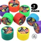 Alternate image 3 for Squeeze Craft Puff Slime - 9 Pack Jumbo Fluffy Mud Putty Assorted Bright Colors - 2 Oz