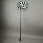 Alternate image 2 for Direct International Purple and Blue Metal Wind Spinner Garden Stake Outdoor Decor Kinetic Yard Art 45 Inches