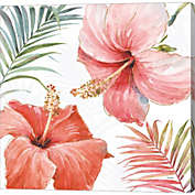 Metaverse Art Tropical Blush III by Lisa Audit 24-Inch x 24-Inch Canvas Wall Art